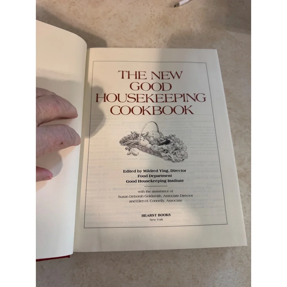 The New Good Housekeeping Cookbook 1986 Hardcover First Edition 0688038972